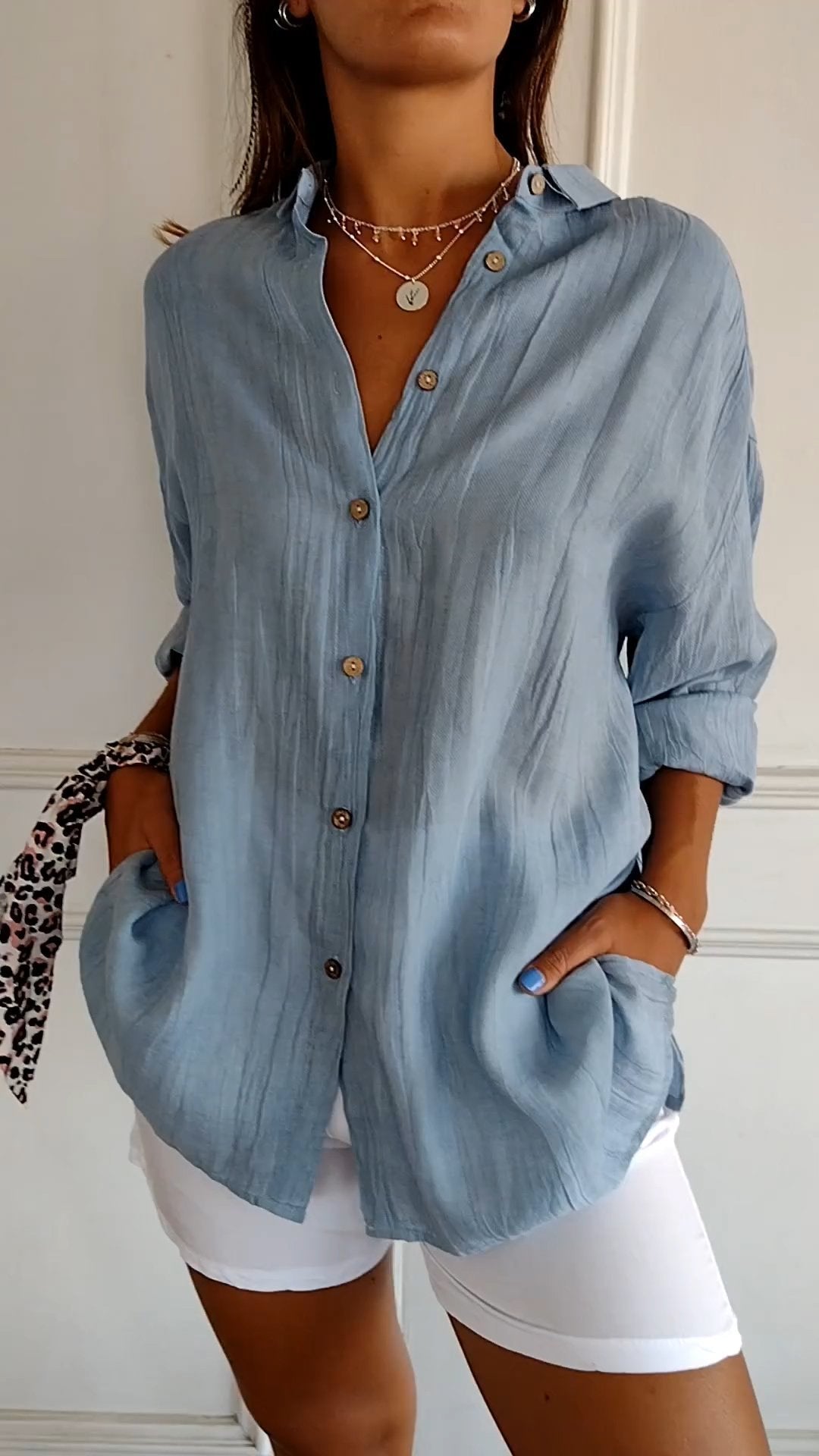 Sacha - Bequeme Lange Bluse