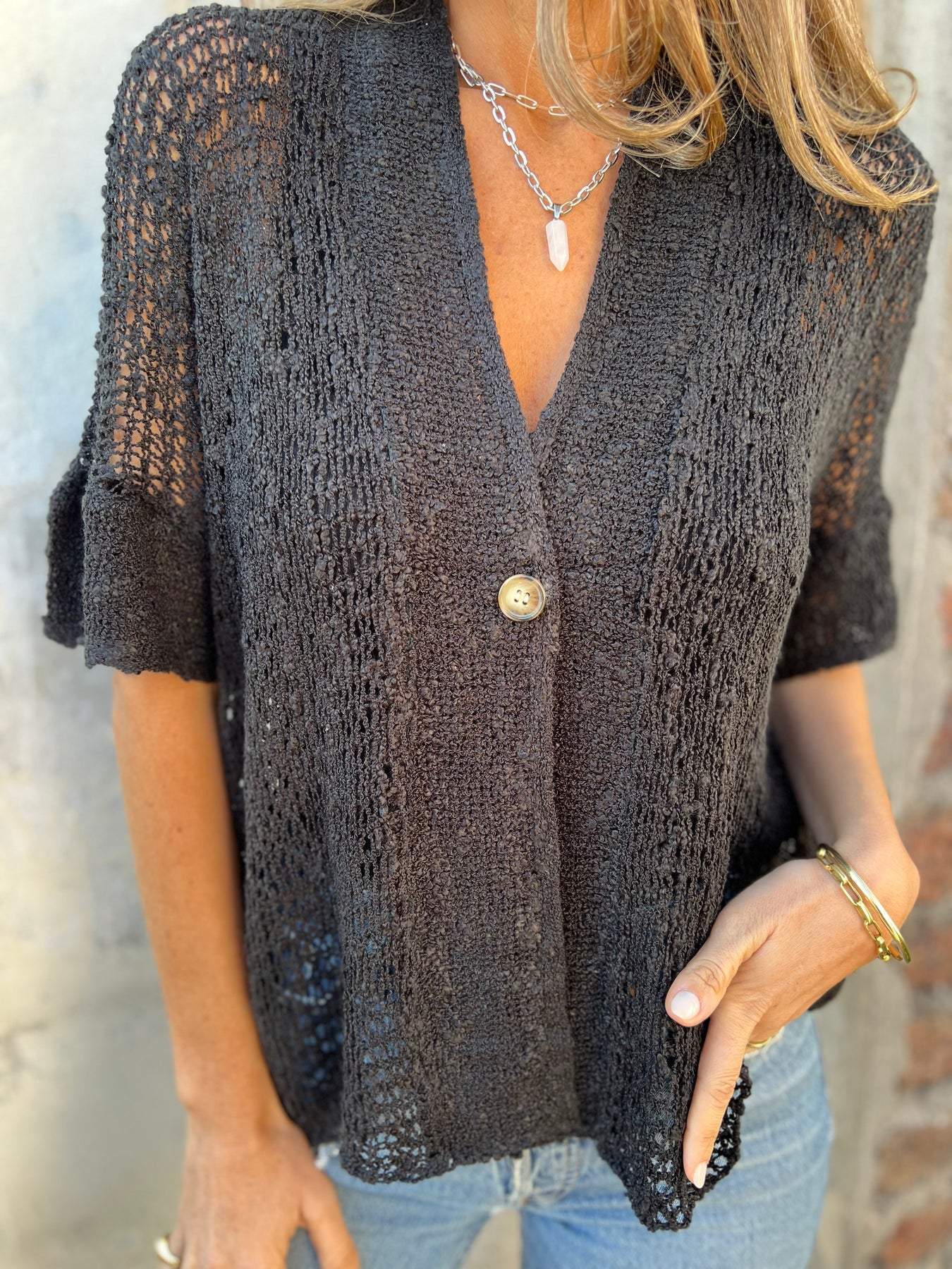 Francine™ | Elegante strukturierte Bluse
