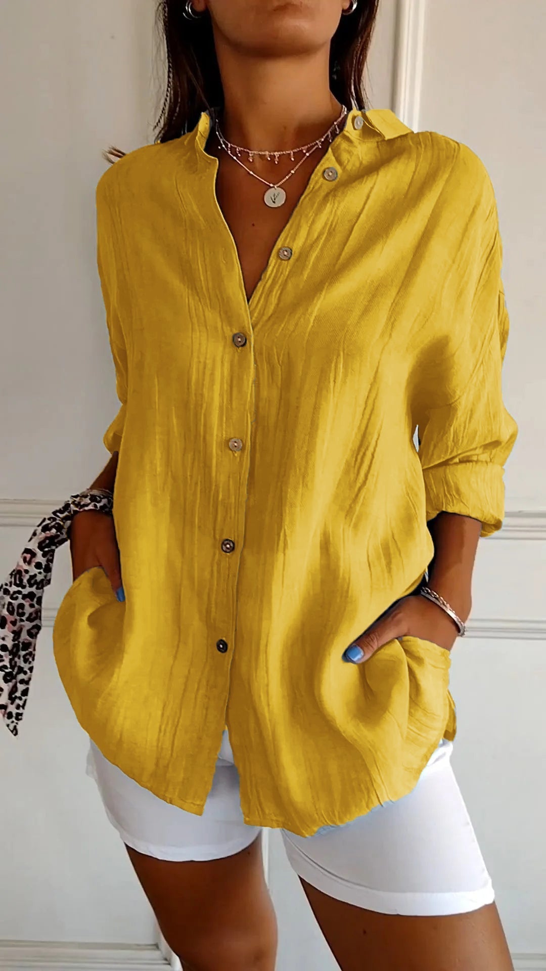 Sacha - Bequeme Lange Bluse