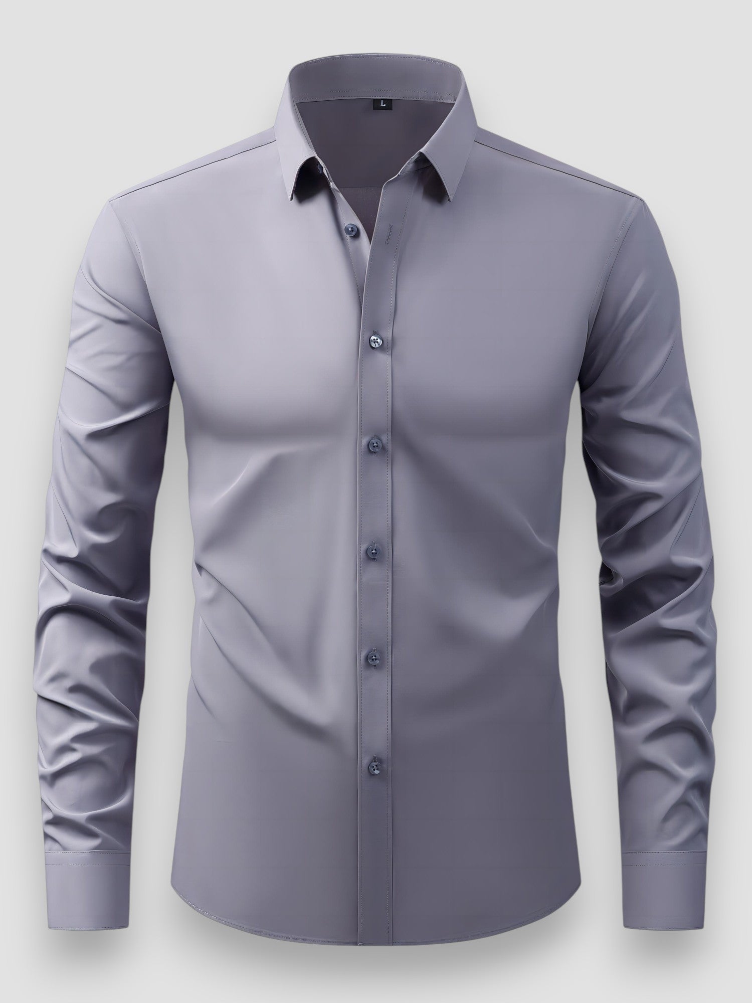 Lucas™ | Slim-Fit Hemd mit langen Ärmeln