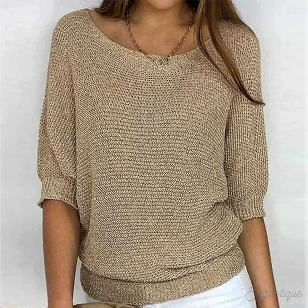 Fleur - Lässiger Strick-Top